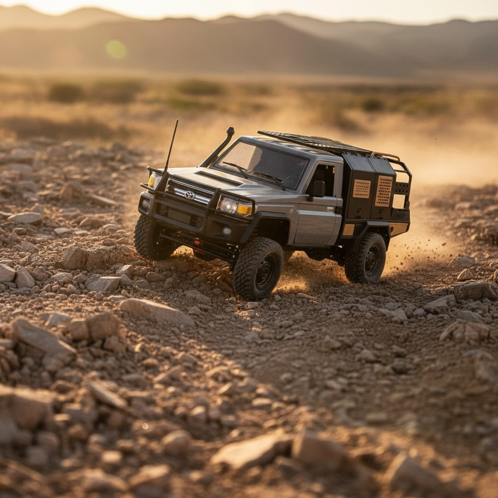 Land Cruiser Serie 79 MN82S low angle perspective